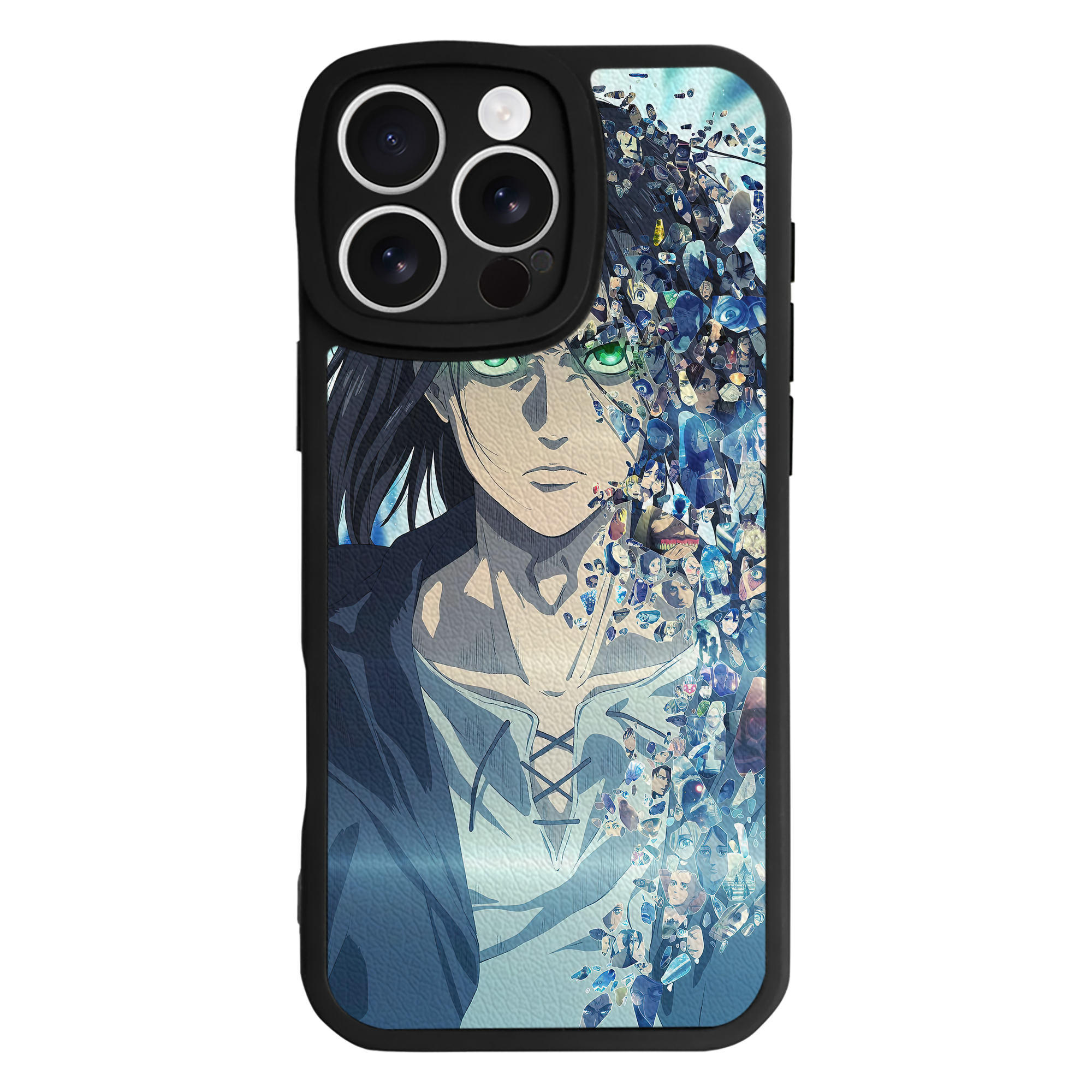 （画像用） 進撃の巨人 Attack on Titan 【iPhone 16シリーズ対応】シリコンスマホケース（レザー調） 材質：シリコン